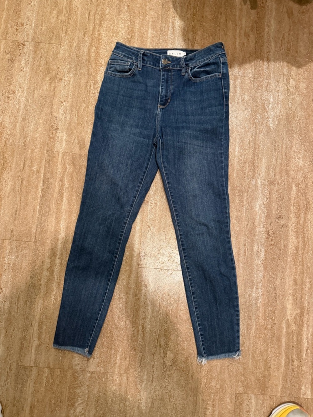 Cello Blue Denim Jeans with Contrasting Stitch size 7
